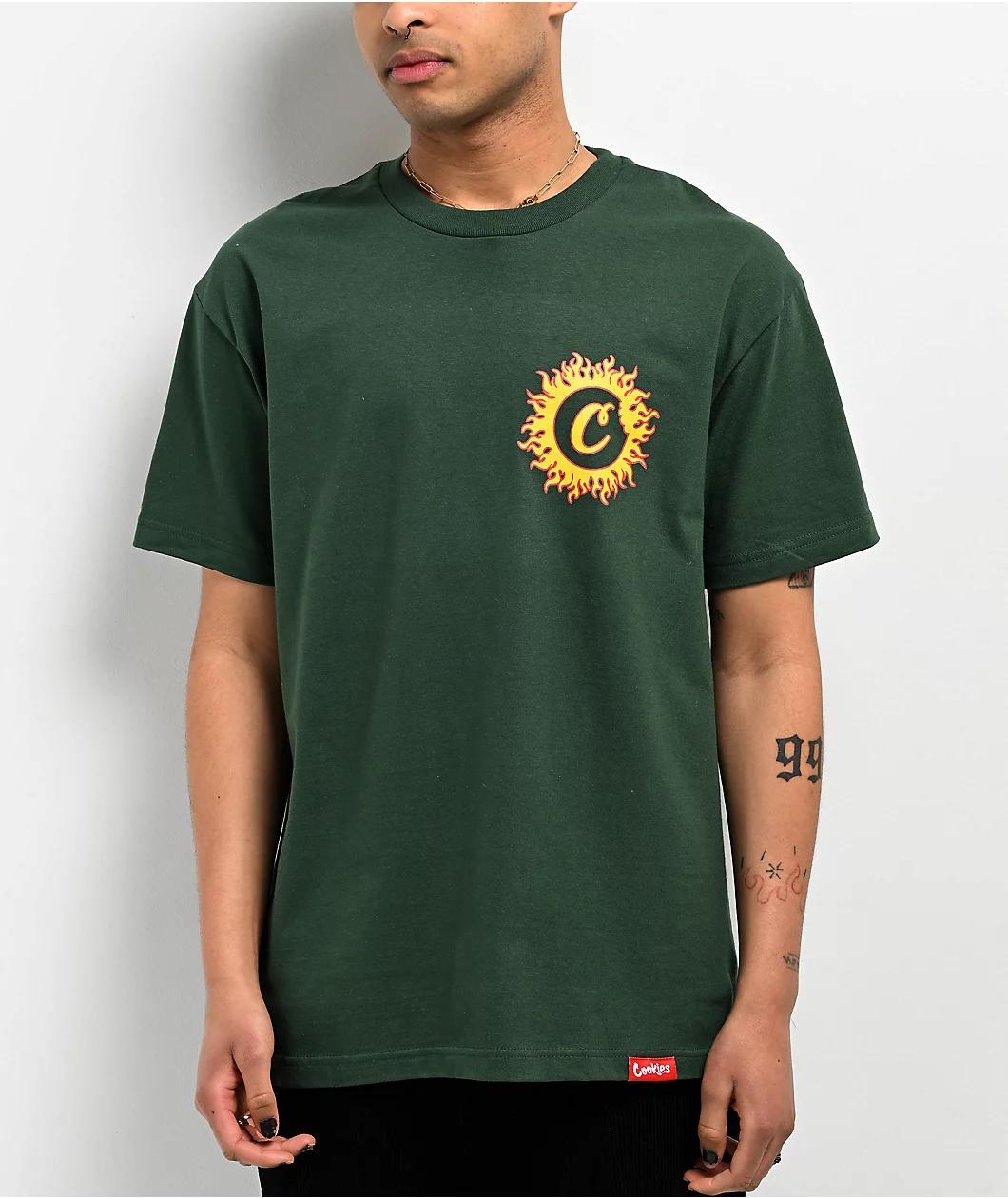 Cookies Blazing Forest Green T-Shirt Product Image