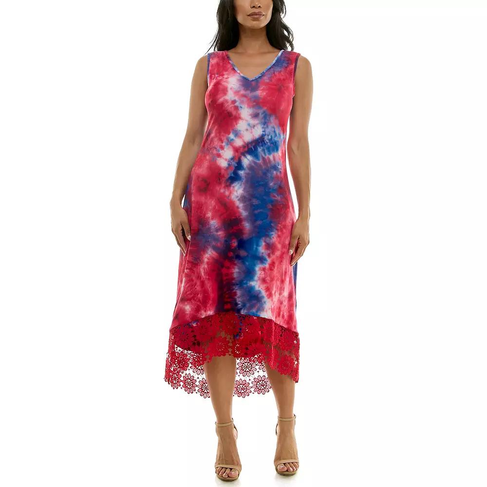 Women's Nina Leonard High-Low Midi Dress,  Product Image