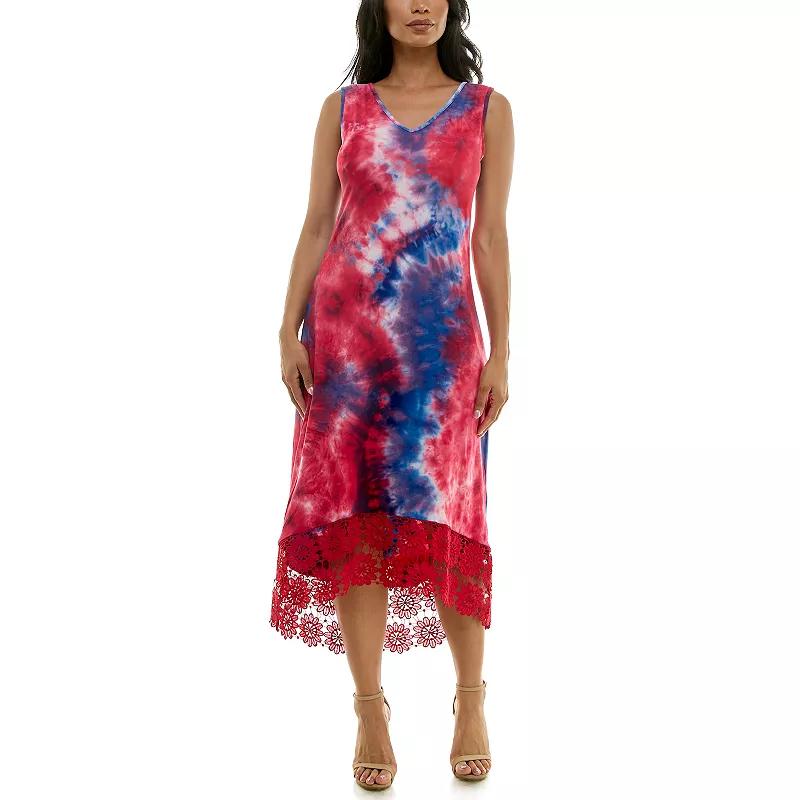 Women's Nina Leonard High-Low Midi Dress,  Product Image