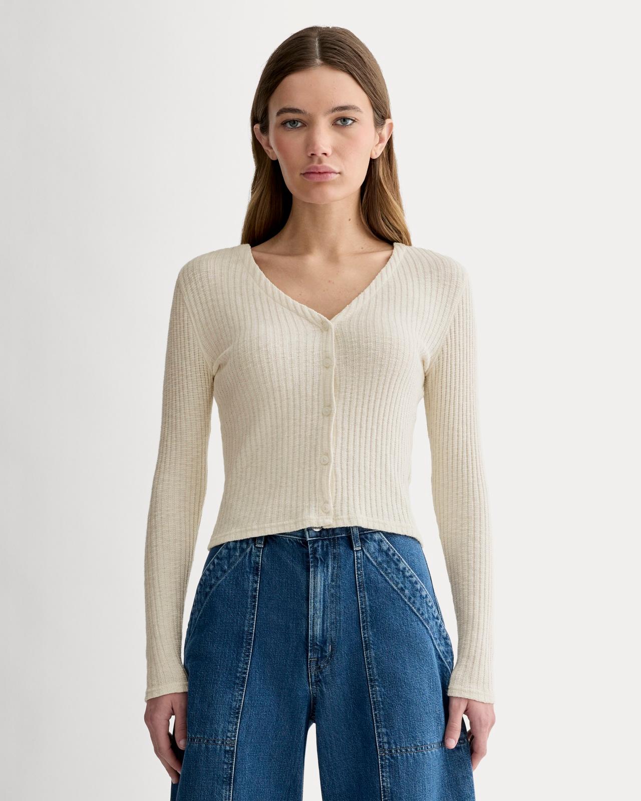 Womens Cozy Rib Cardigan by Everlane Product Image