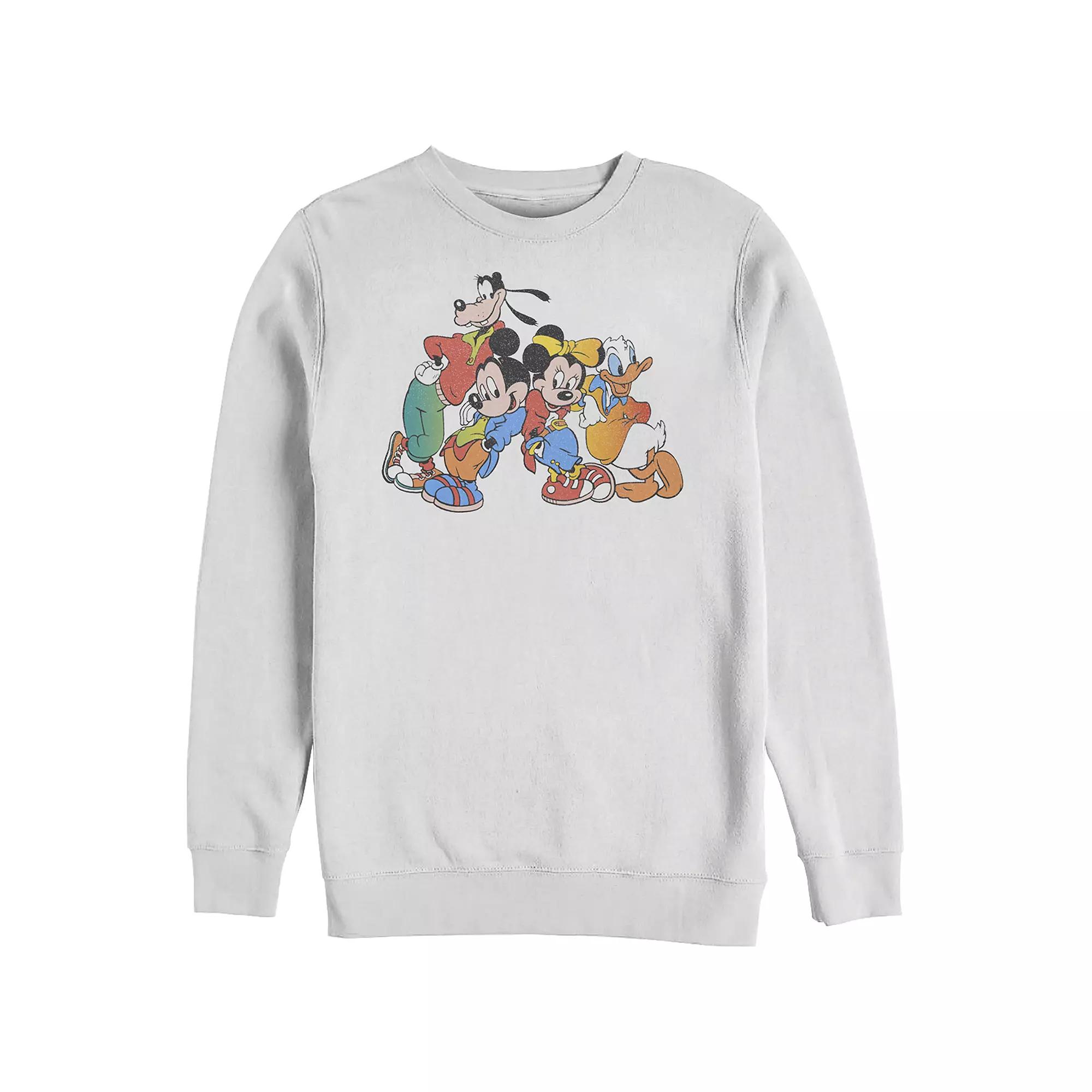 Men's Disney's Mickey And Friends 90s Style Sweatshirt,  Product Image