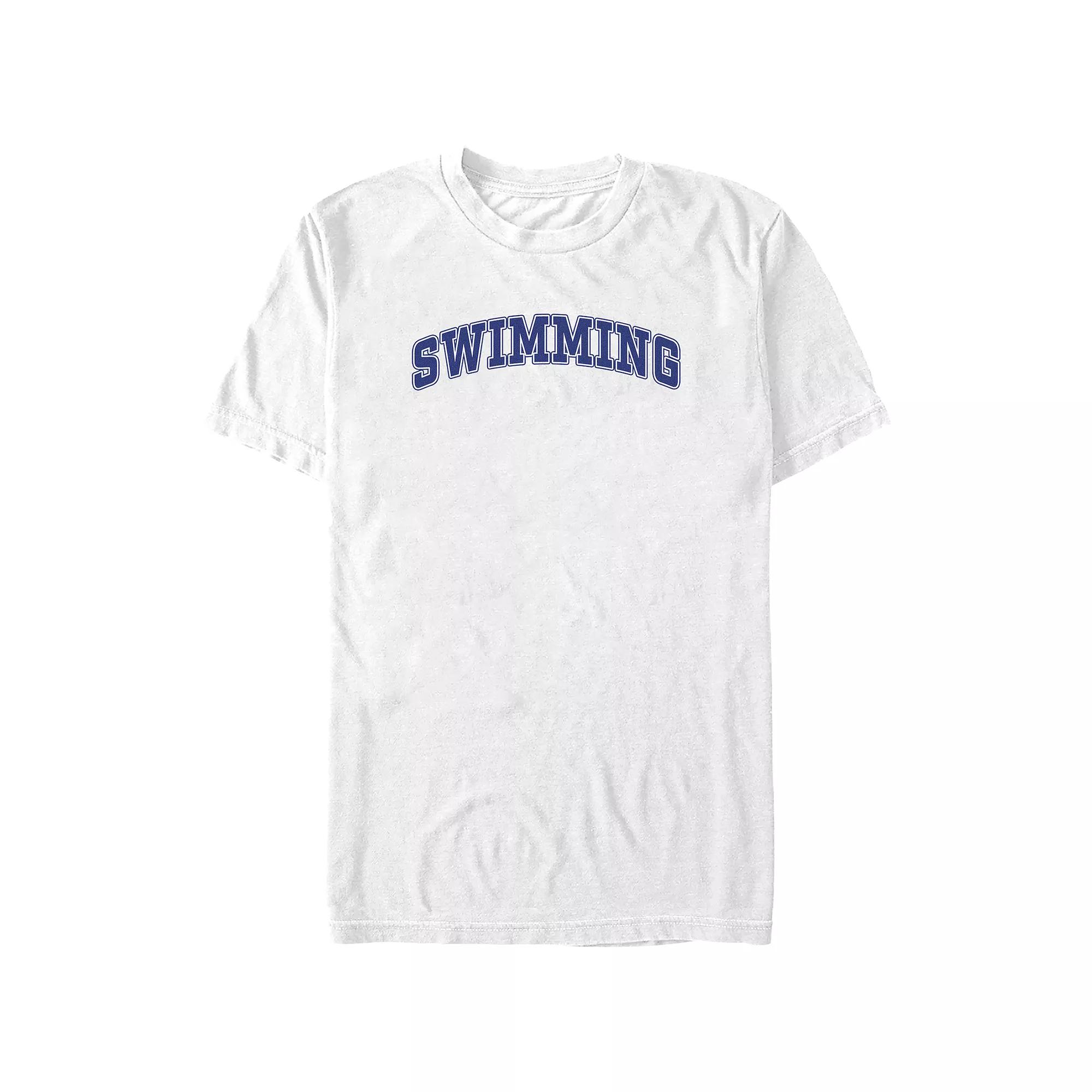 Big & Tall Swimming Graphic Tee, Men's,  Product Image