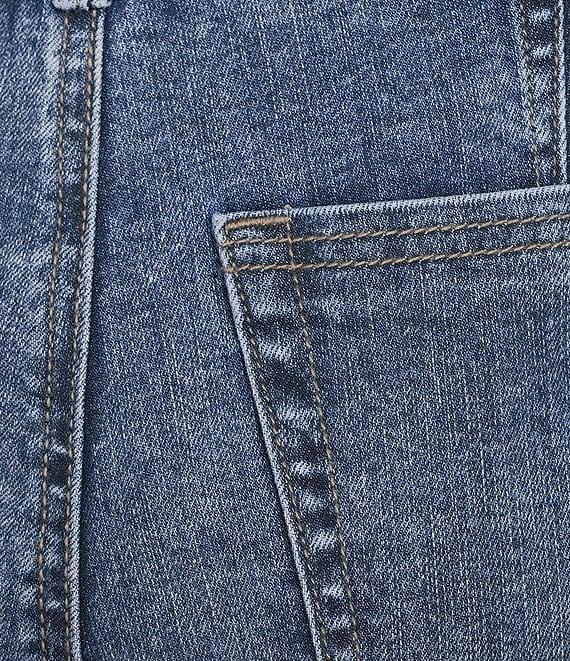 Gibson & Latimer Perfect Fit Denim Mid Rise Cuffed Wide Leg Jeans Product Image