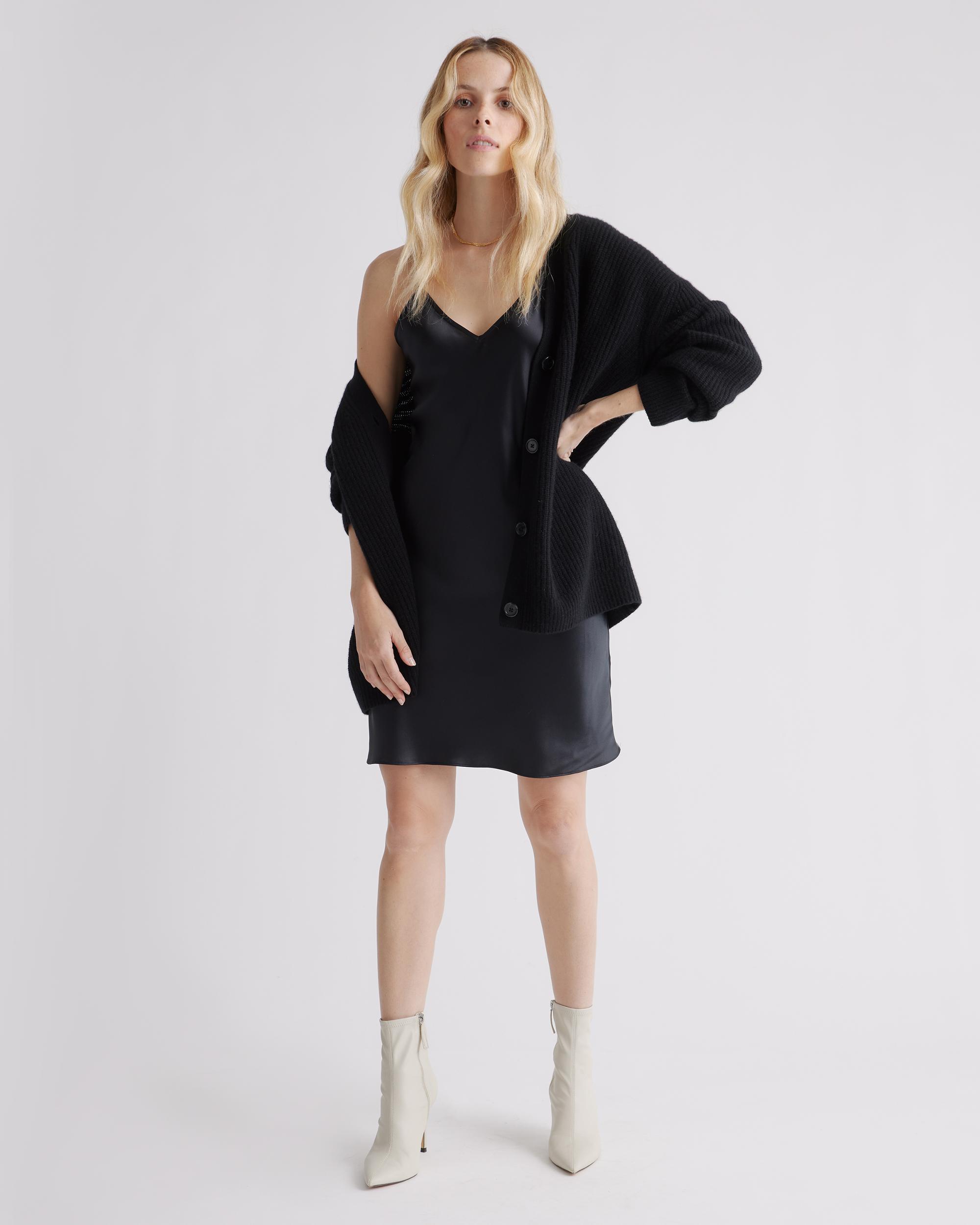 Quince | Women's Mini Slip Dress Size XS, Silk Product Image