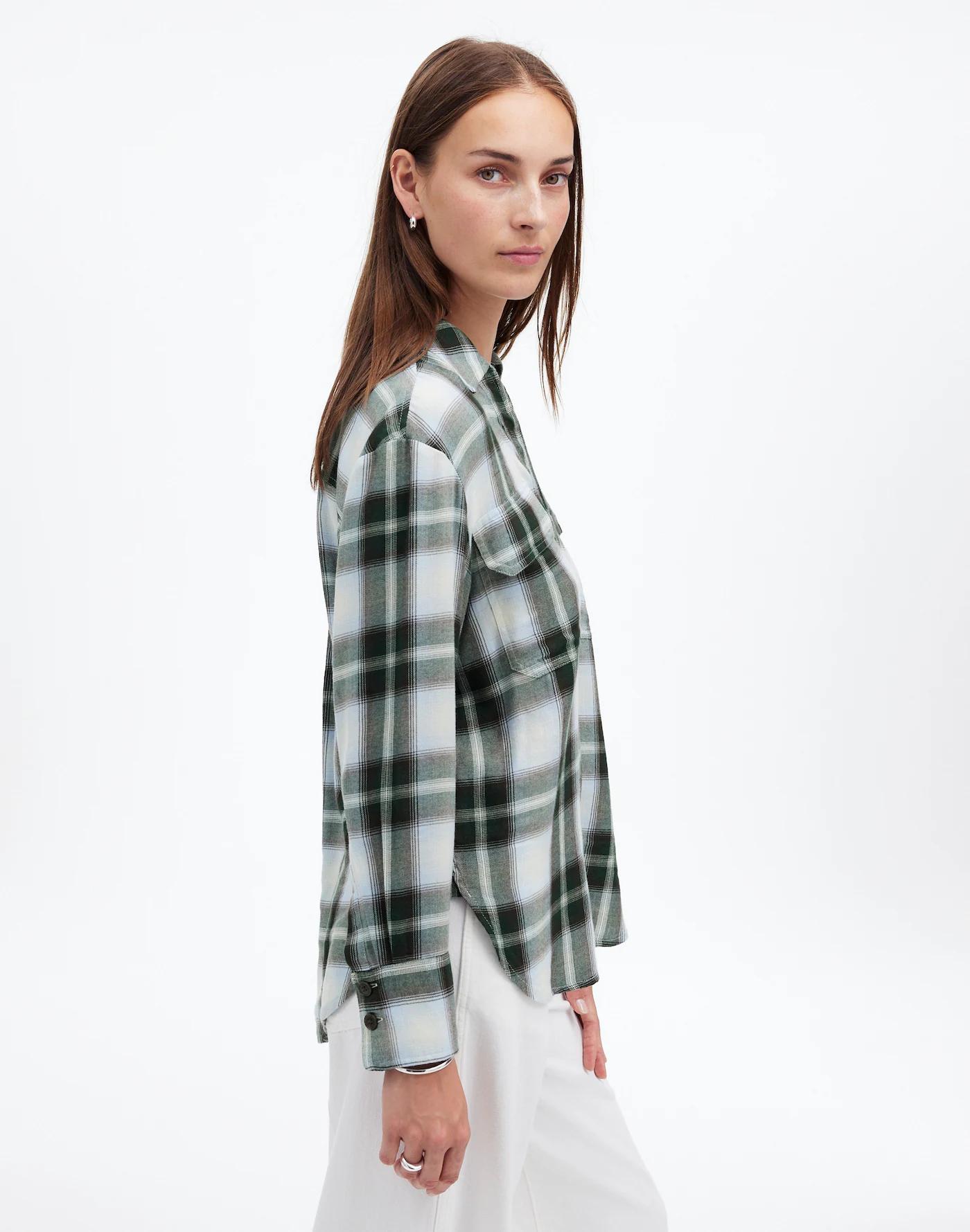 Popover Shirt in Plaid Product Image