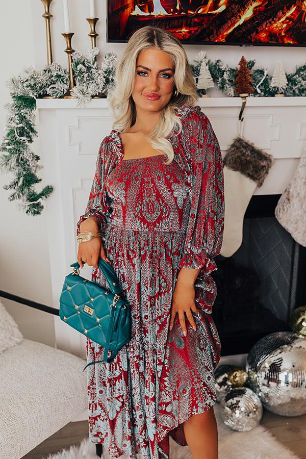 Midnight Mantra Velvet Midi Product Image