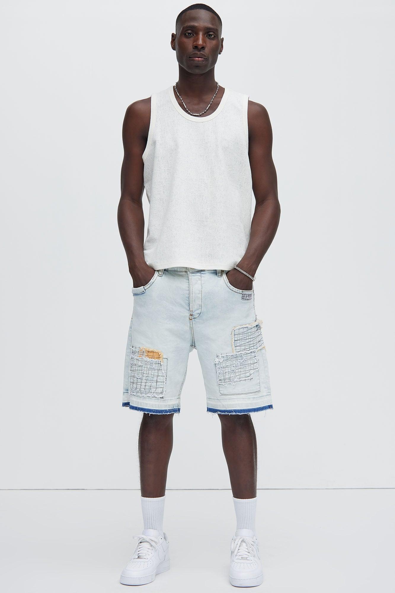 Duval Textured Relaxed Tank - Off White Product Image
