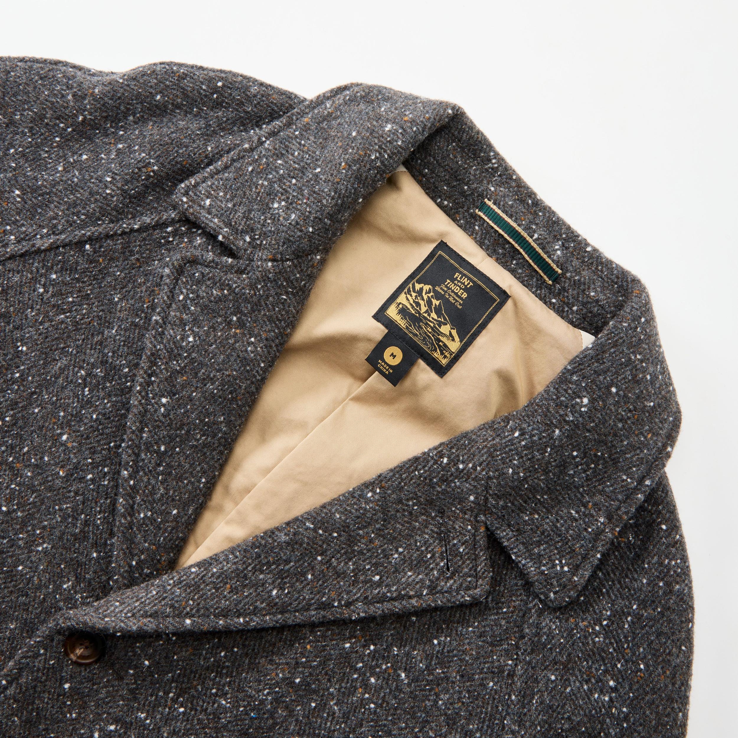 Wool Herringbone Overcoat Product Image