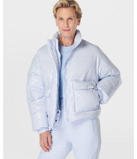 Sweaty Betty High Shine Water Resistant Cropped Puffer Ski Jacket Product Image