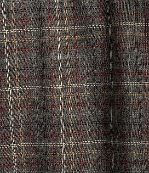 Cremieux Blue Label Plaid Heather Twill Long Sleeve Woven Shirt Product Image