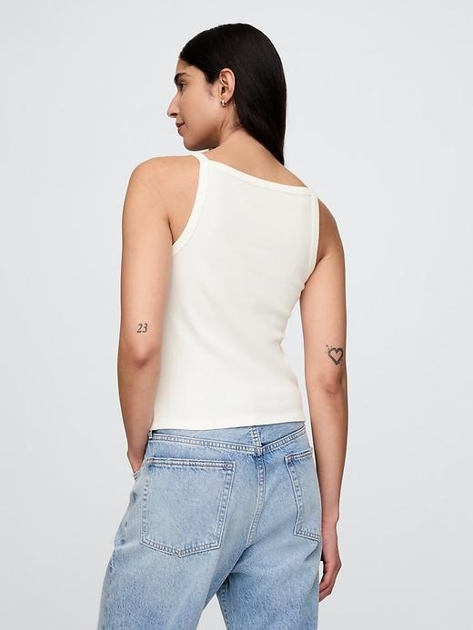 Modern Apron-Neck Tank Top Product Image