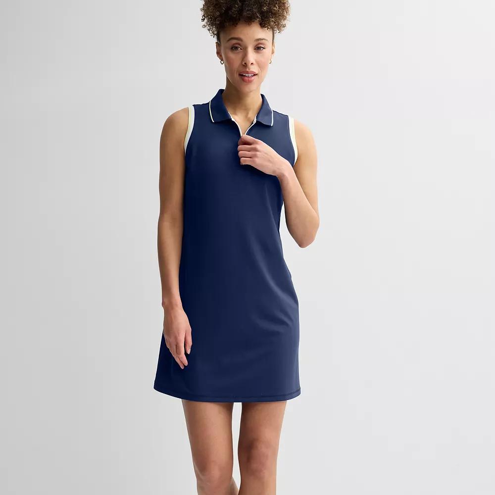 Women's Tek Gear® Polo Tank Top Dress, Size: XXL, Blue Romance Product Image