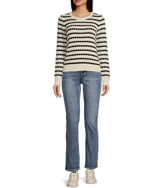 Vigoss Crosby High Rise Straight Fit Cropped Jeans Product Image