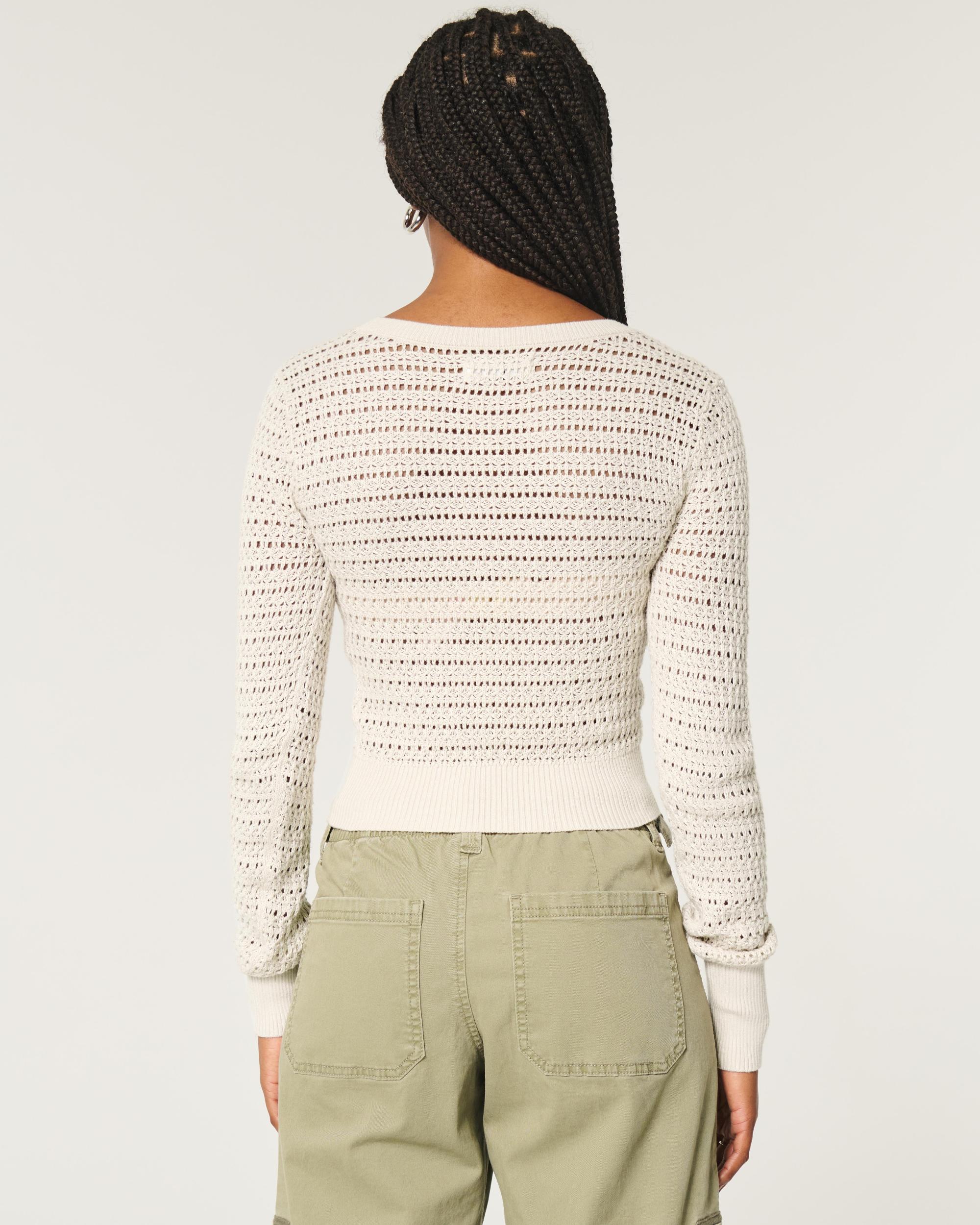 Stitchy Scoop Sweater Product Image