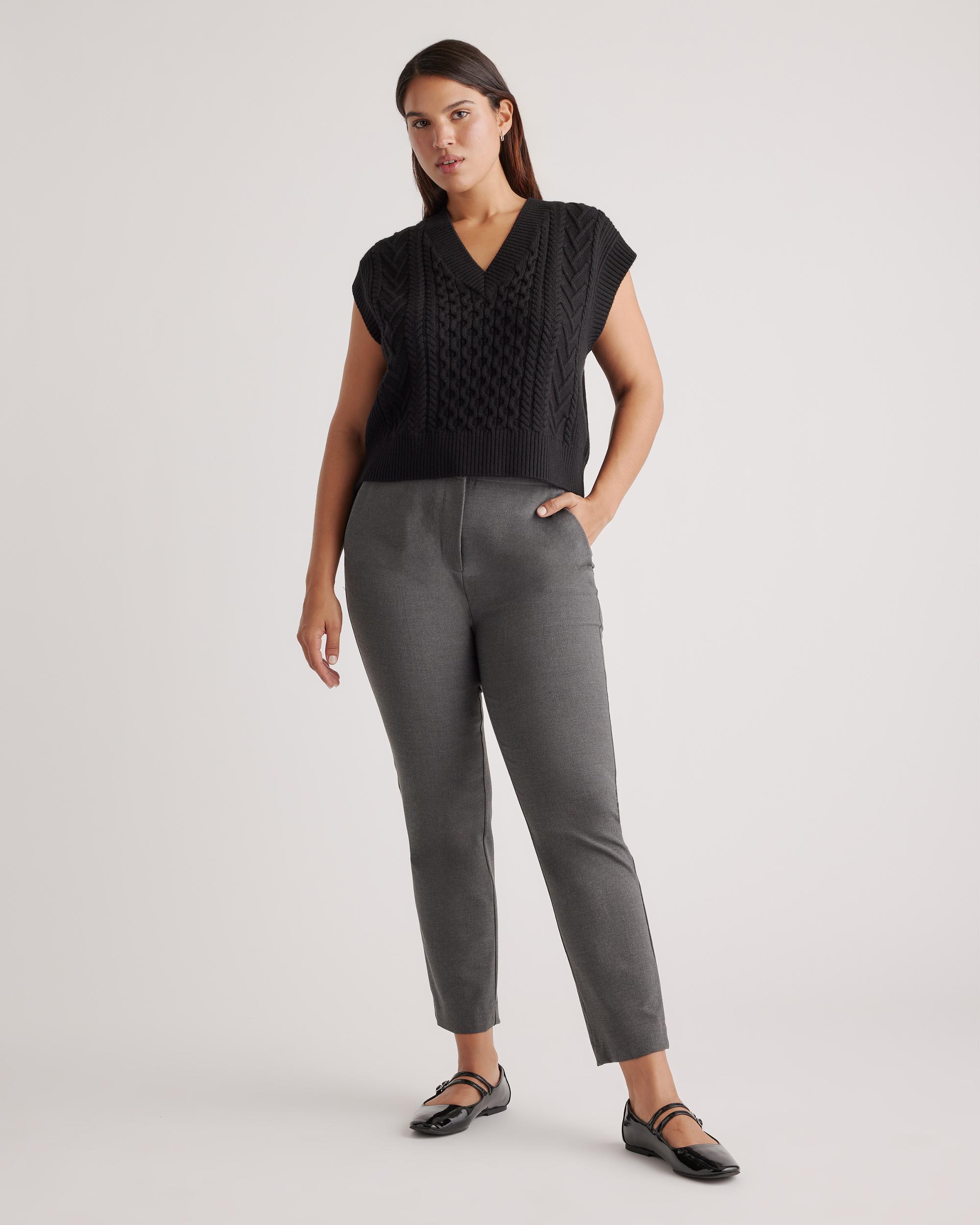 Quince | Women's Australian Merino Wool Cable Sweater Vest Product Image