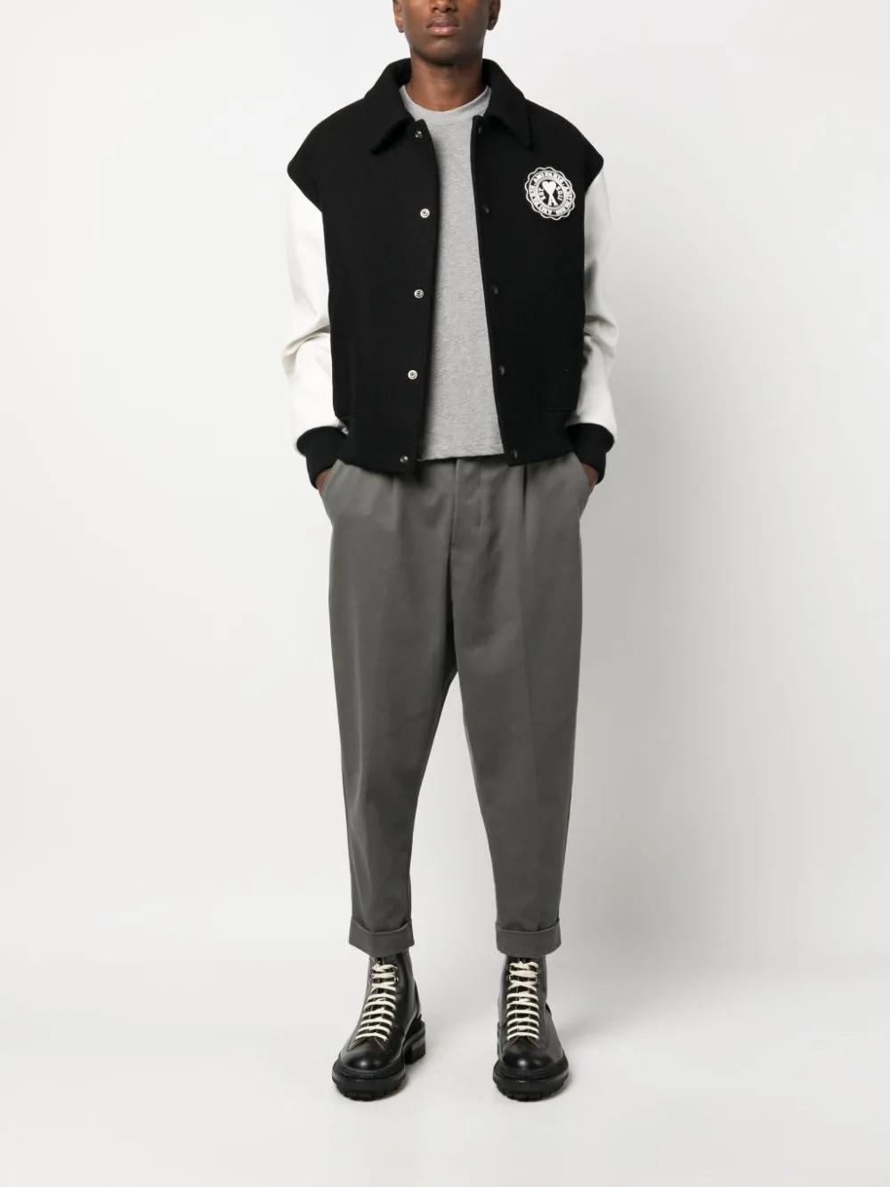 logo-embroidered cotton T-shirt Product Image