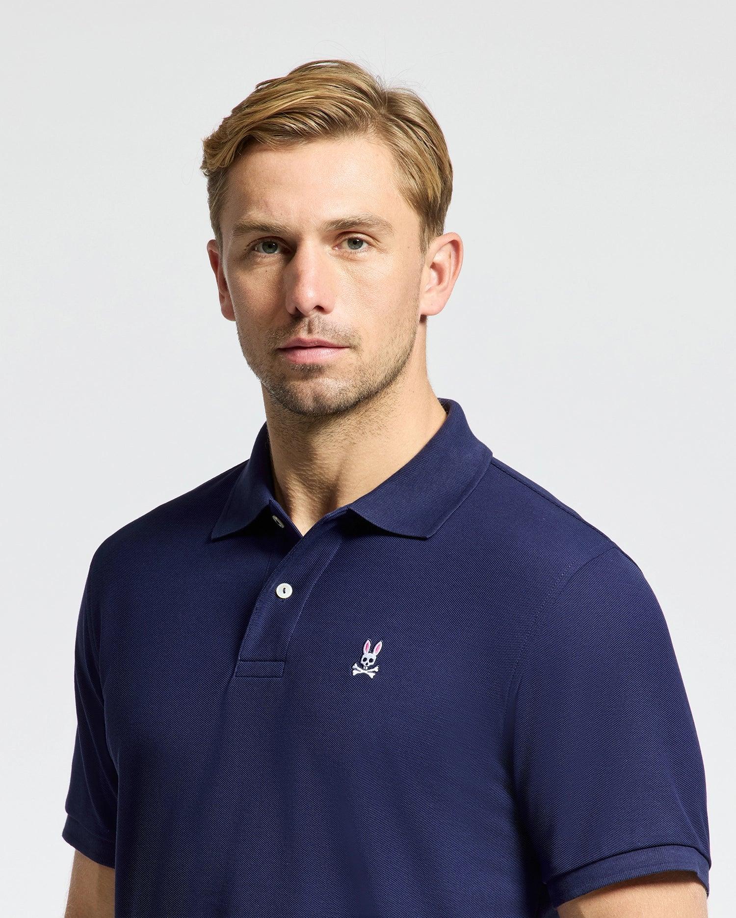 MENS CLASSIC PIQUE POLO SHIRT - B6K001CRPC Male Product Image