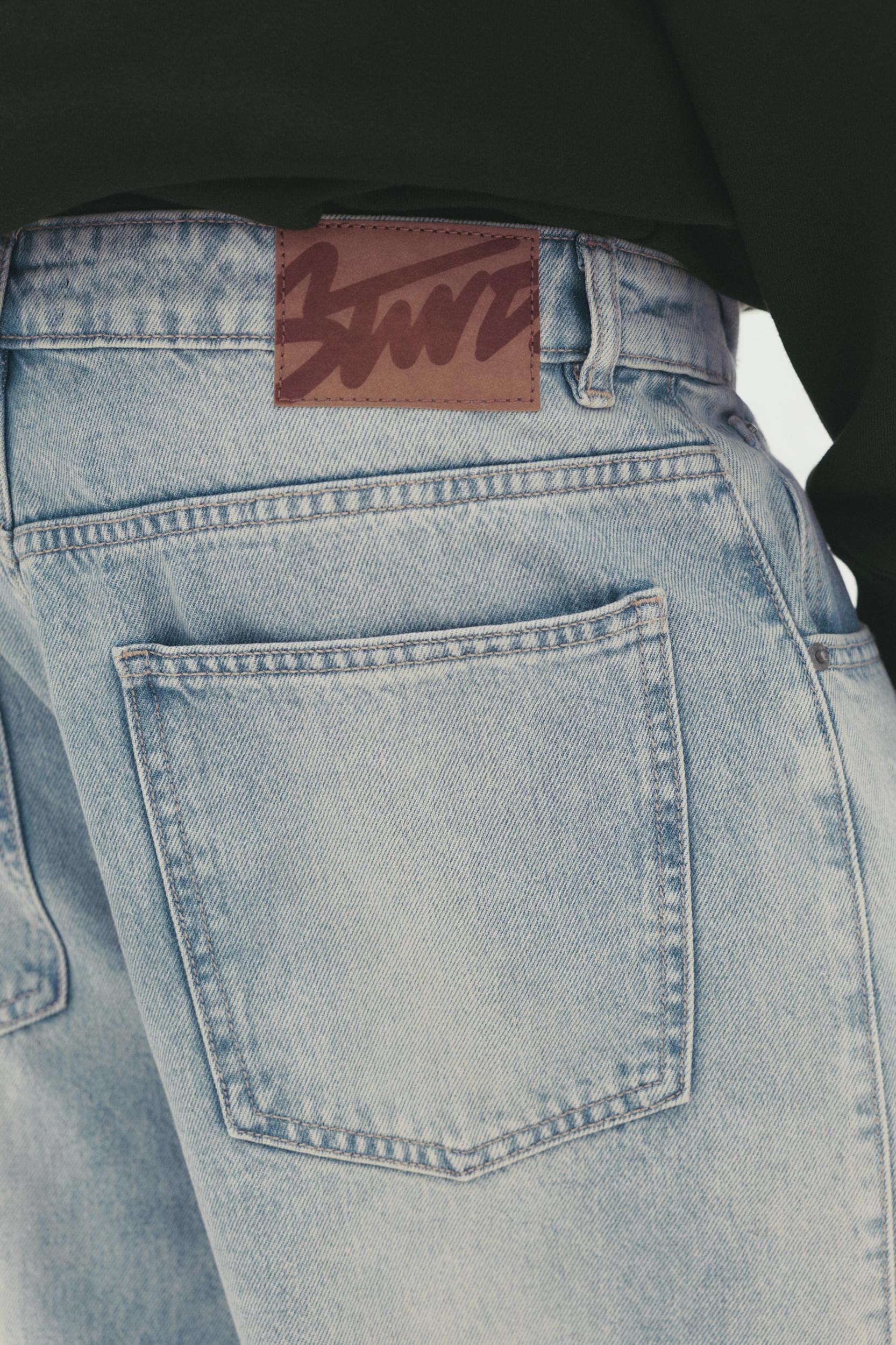 Loose baggy spray jeans Product Image