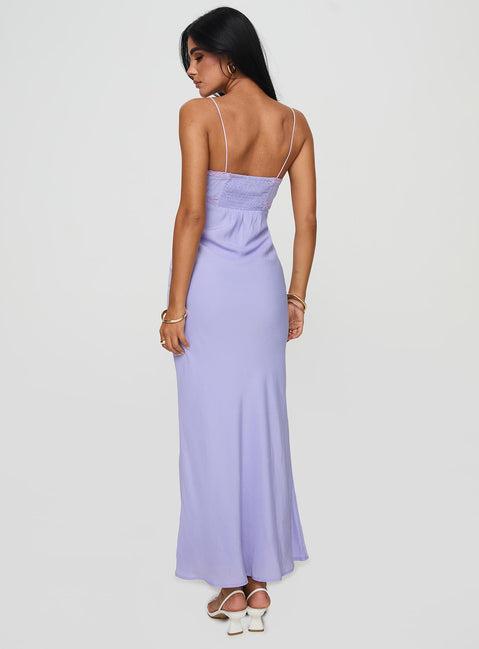 Emily Maxi Dress Lilac Product Image