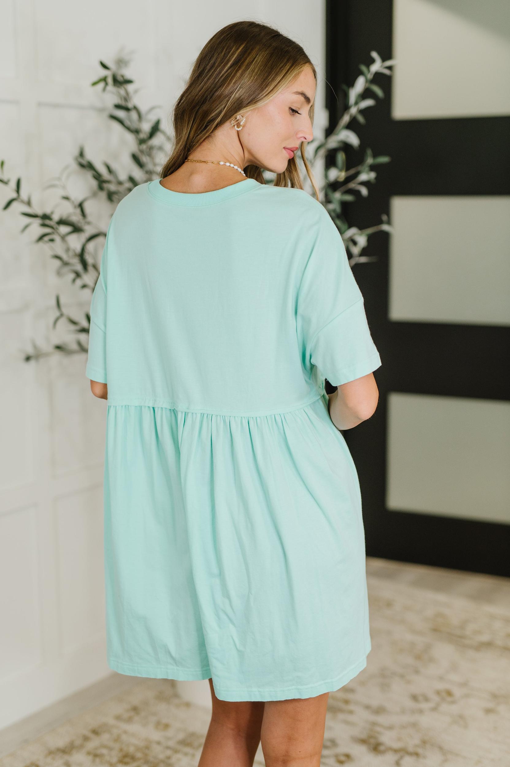 Travel Plush Knit Dress in Soft Teal (Online Exclusive) Female Product Image