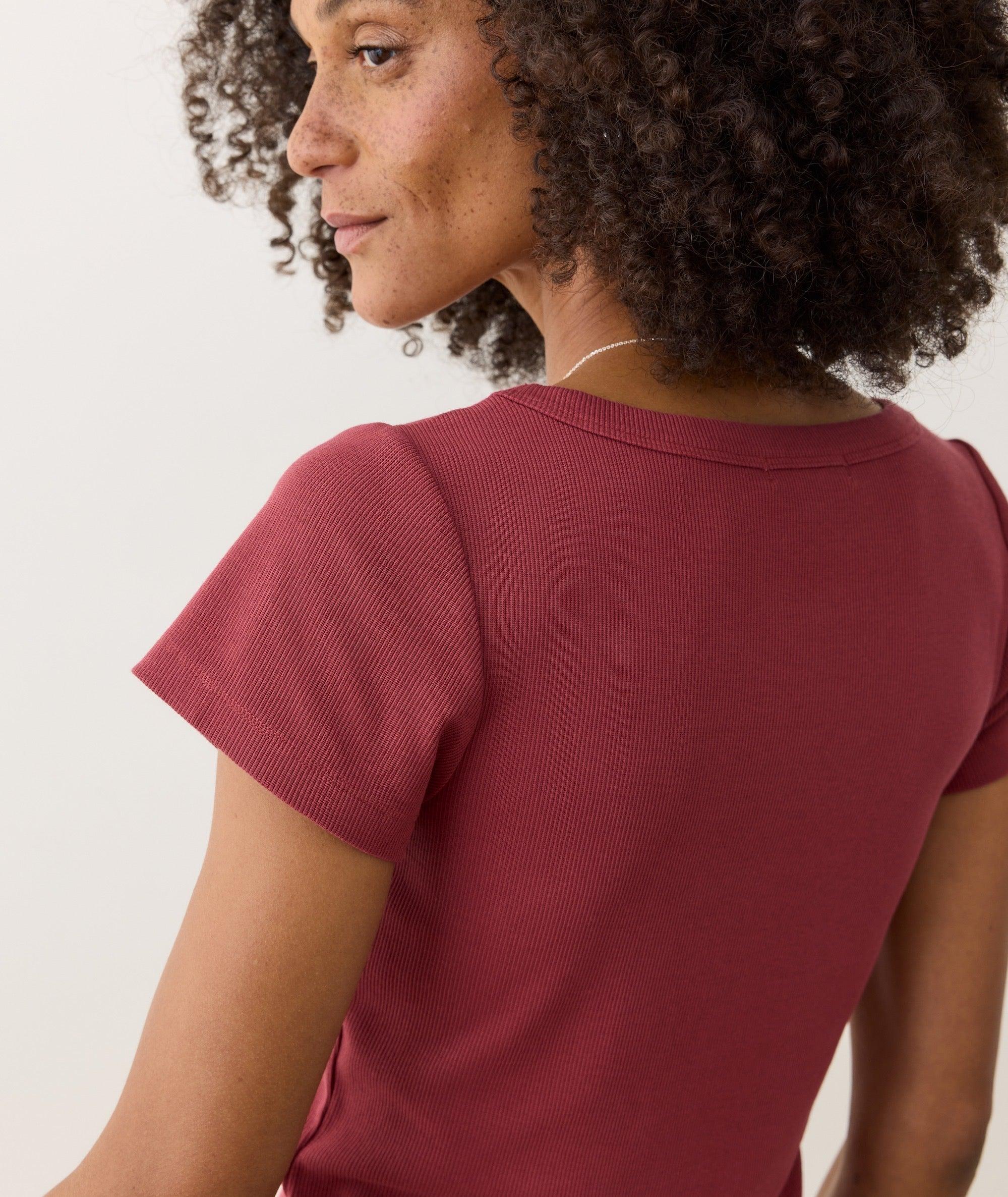 Lexi Rib Sun-In Scoop Tee Product Image