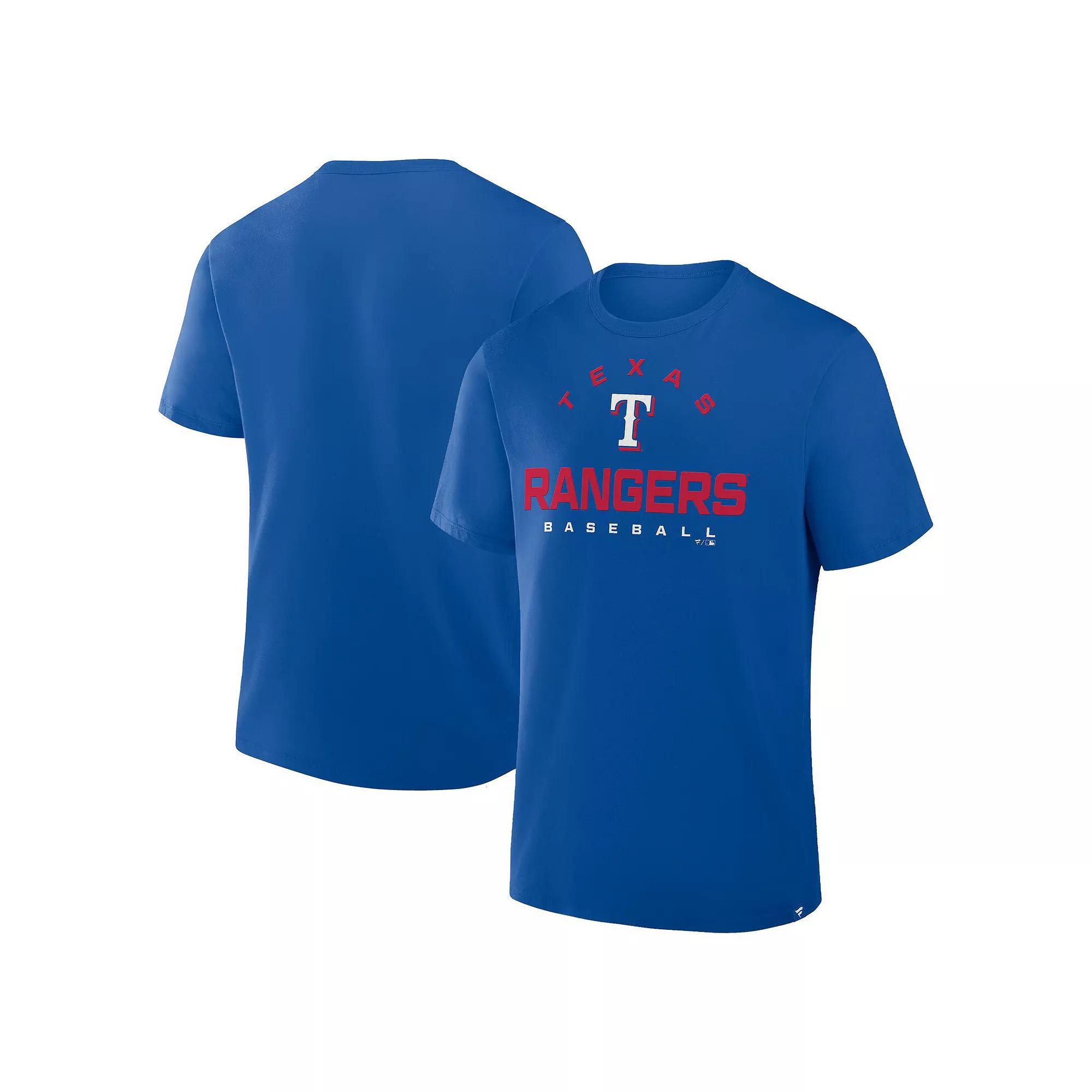 Men's Fanatics Royal Texas Rangers Clubhouse Legacy Primary Play T-Shirt,  Product Image