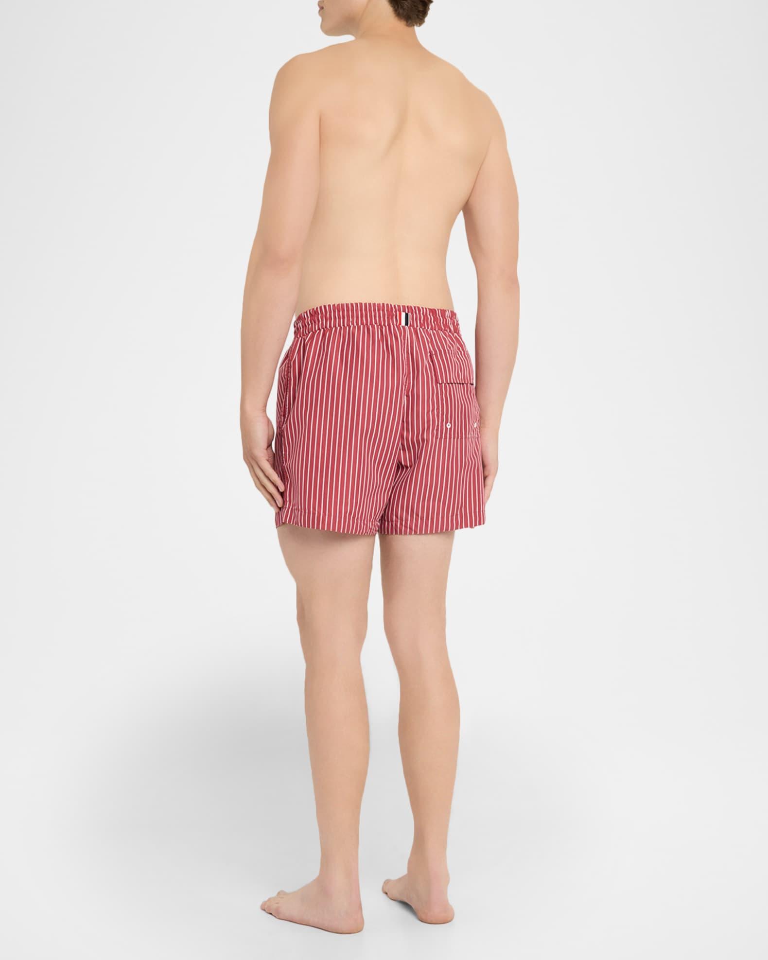 Men's Nylon Pinstripe Swim Trunks Product Image