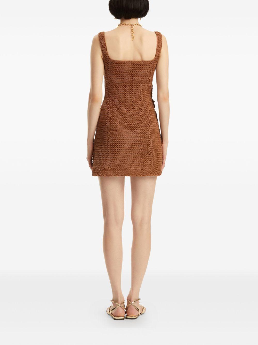 floral crochet mini dress Product Image