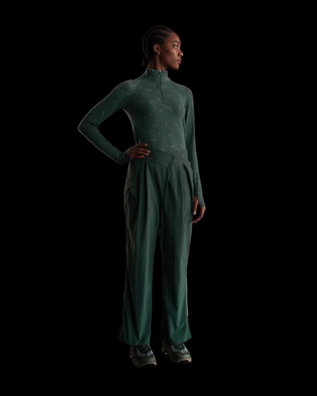 Nike Sportswear Collection Women's Mid-Rise Repel Asymmetrical-Waist Trousers Product Image