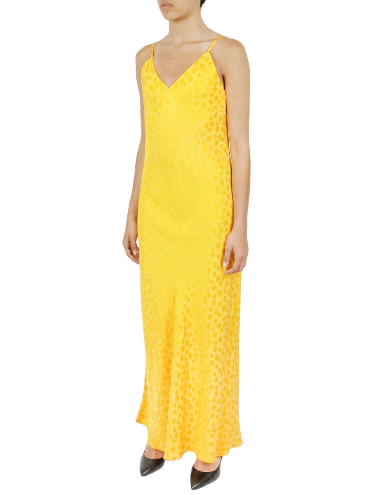 Tonal Patterned Charmeuse Dress Product Image