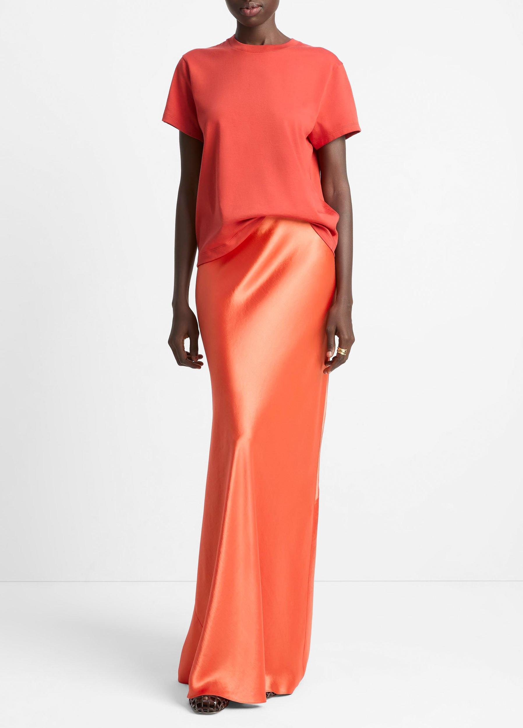 Pima Cotton Crew Neck T-Shirt Product Image