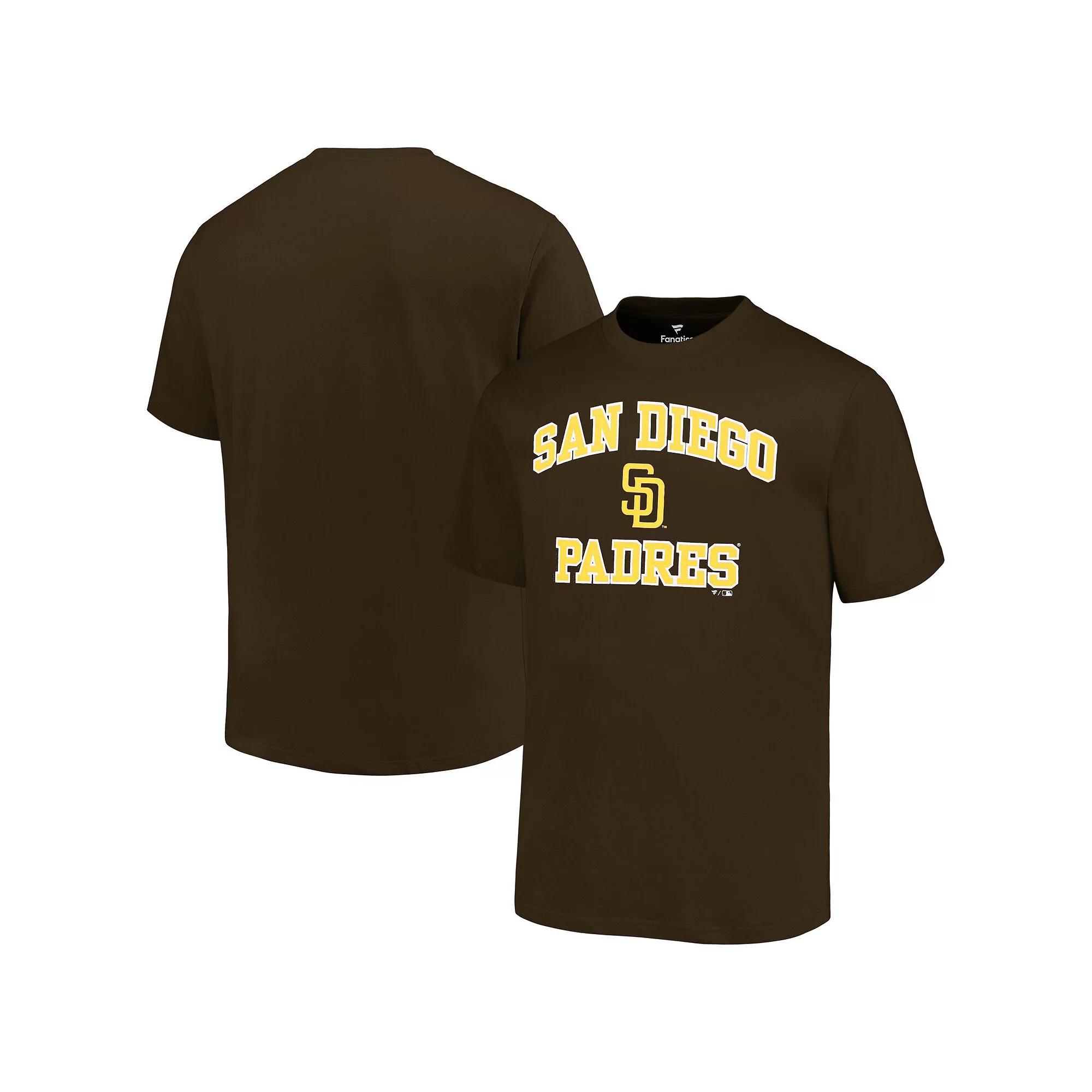 Men's Profile Brown San Diego Padres Big & Tall Heart & Soul T-Shirt, Size: 3XLT Product Image