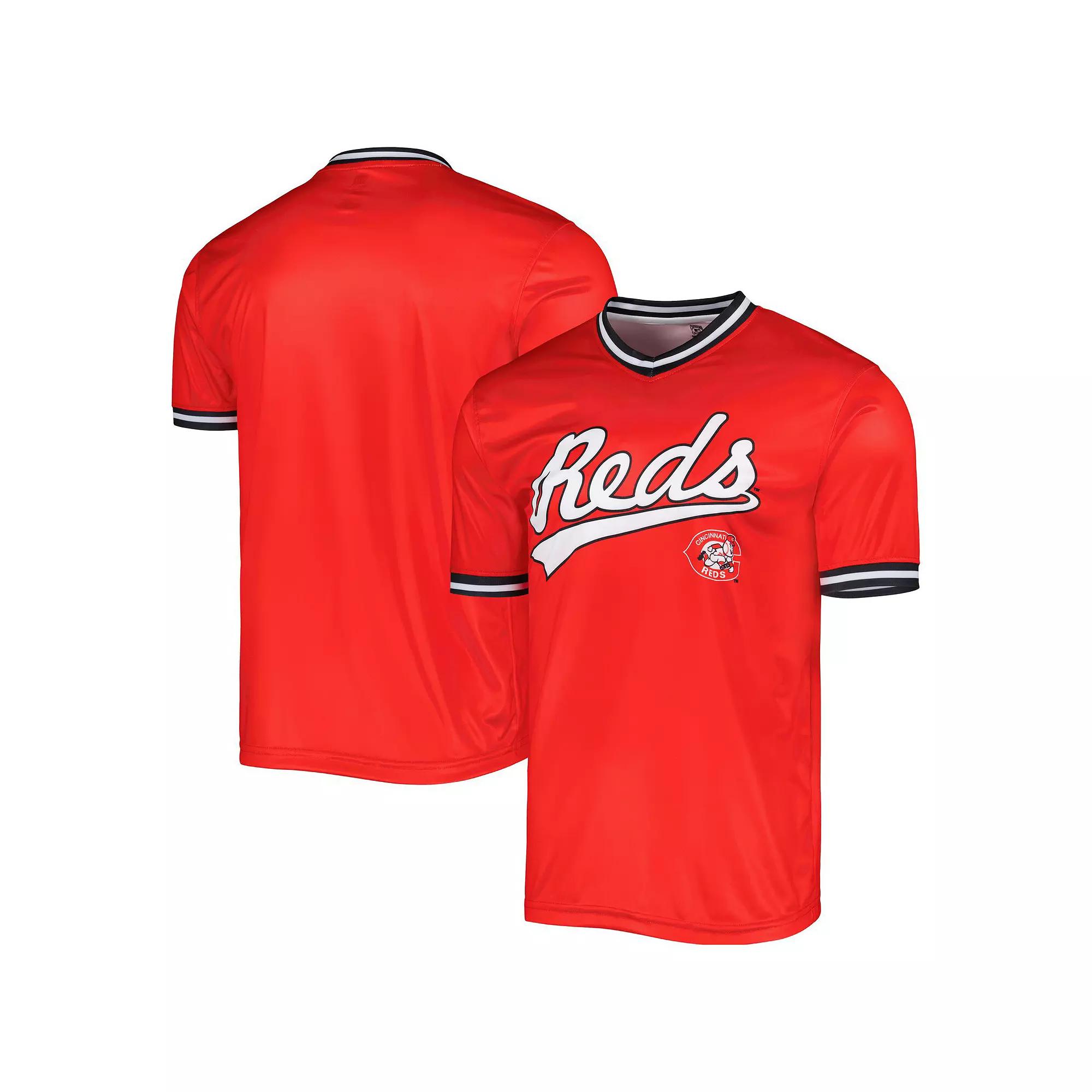 Men's Stitches Red Cincinnati Reds Cooperstown Collection Team Jersey, Size: Small, Red Red Product Image