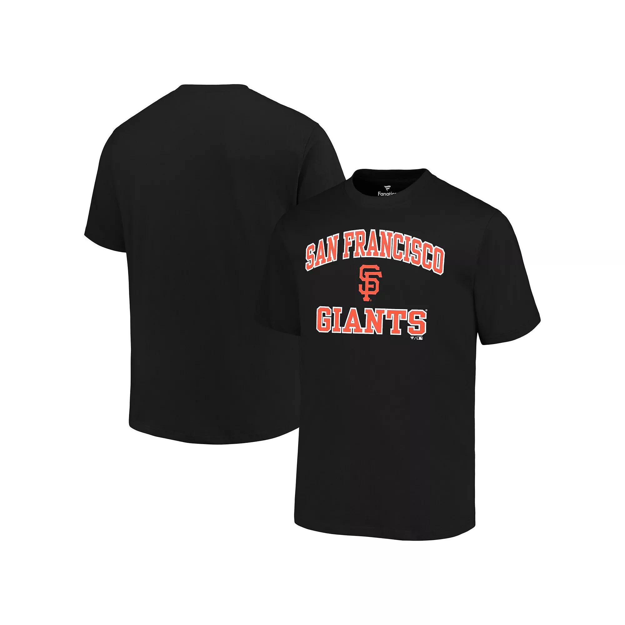 Men's Profile Black San Francisco Giants Big & Tall Heart & Soul T-Shirt,  Product Image