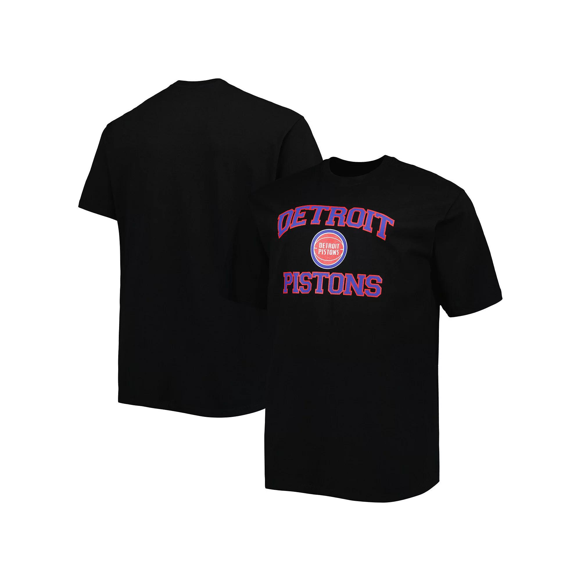 Men's Black Detroit Pistons Big & Tall Heart & Soul T-Shirt,  Product Image