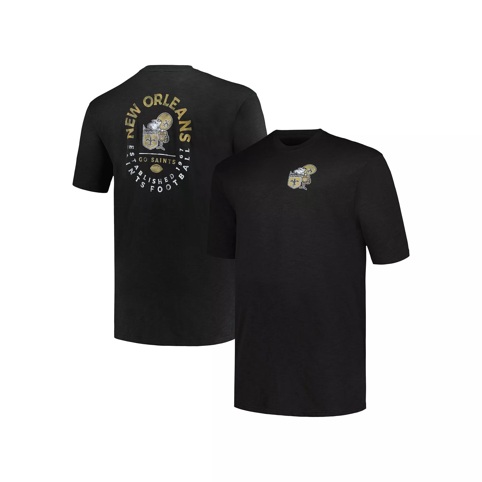 Men's Fanatics Black Tennessee Titans Big & Tall Pop T-Shirt,  Product Image