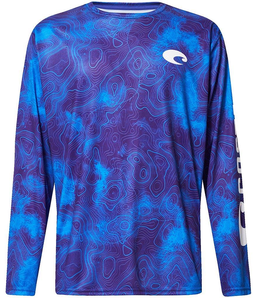Costa Tech Topographic Long-Sleeve T-Shirt Product Image