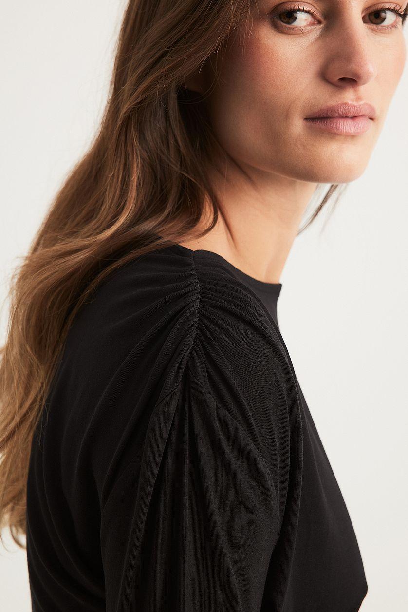 Draped Jersey Top Product Image