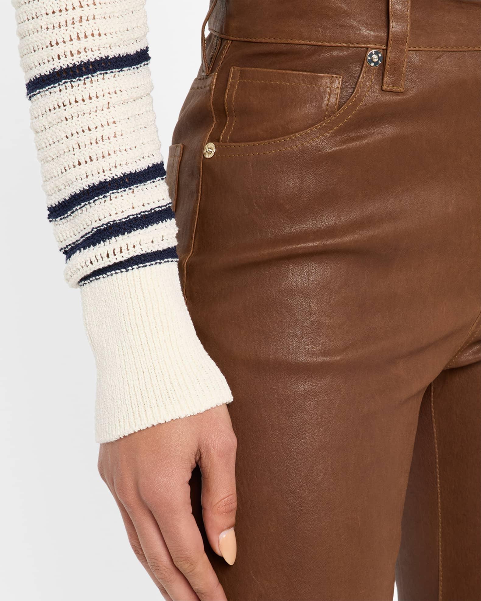 The Leather Reboot Crop Jeans Product Image