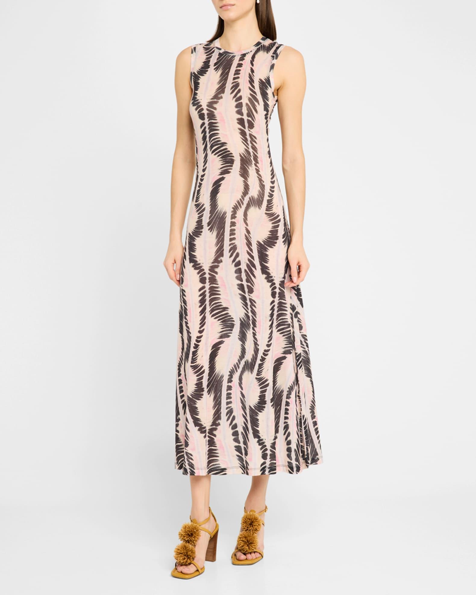 Orla Tie-Dye Jersey Midi Dress Product Image