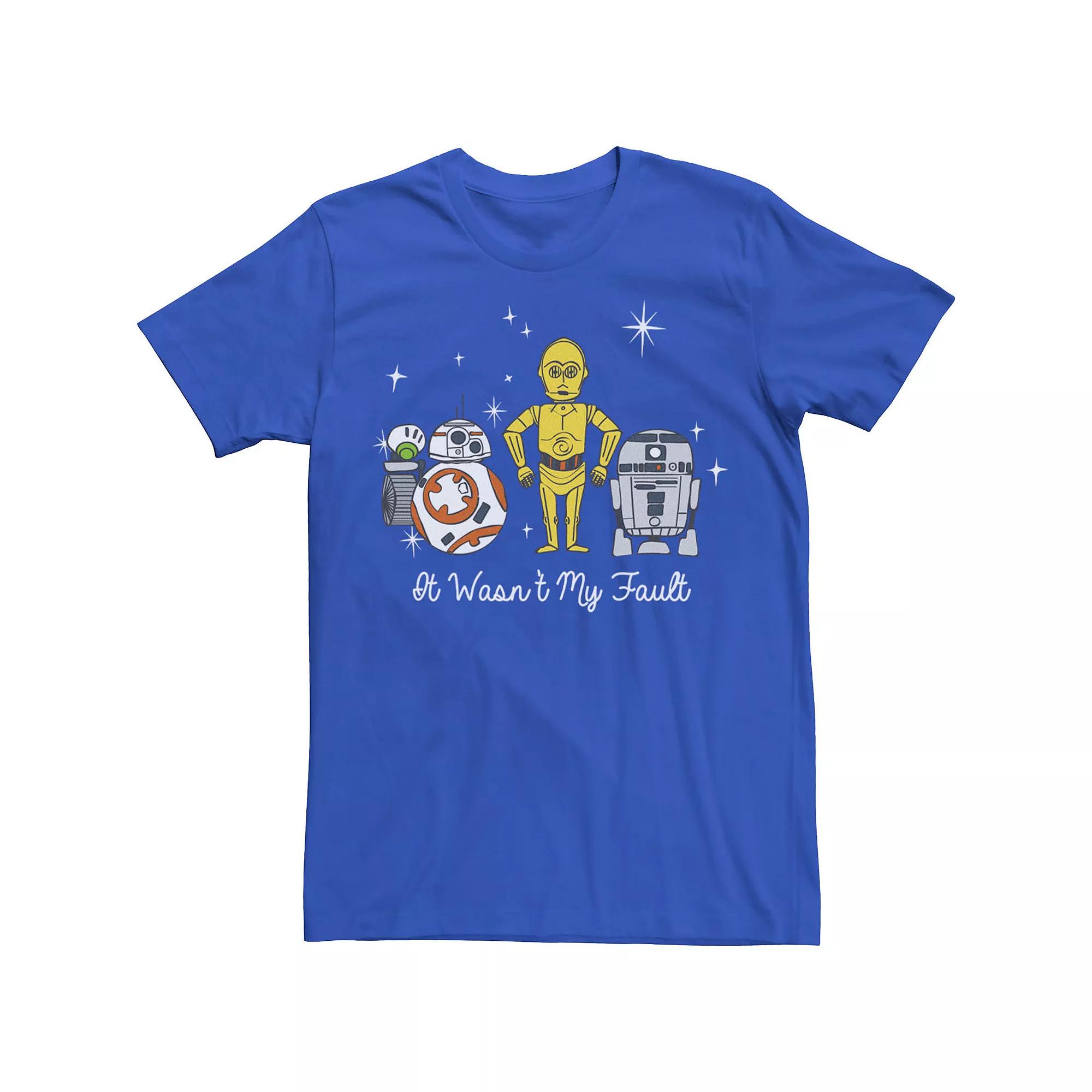 Men's Star Wars Cute Droids It Wasn't My Fault Tee,  Product Image