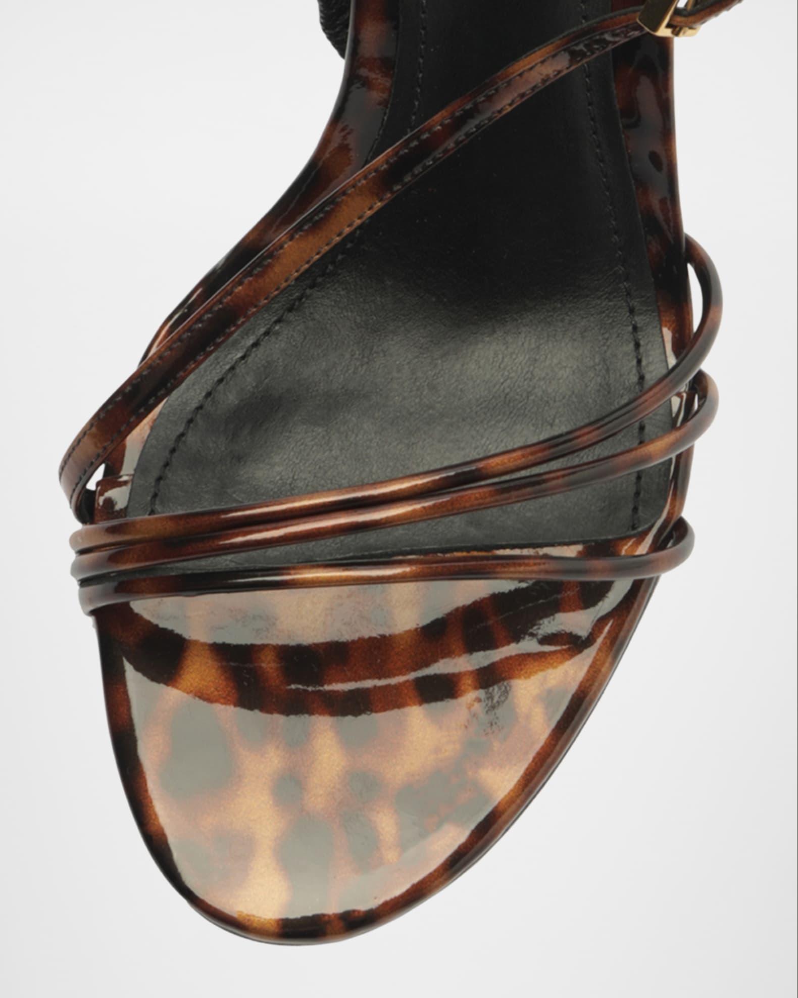 Inez Strappy Tortoise Slingback Sandals Product Image