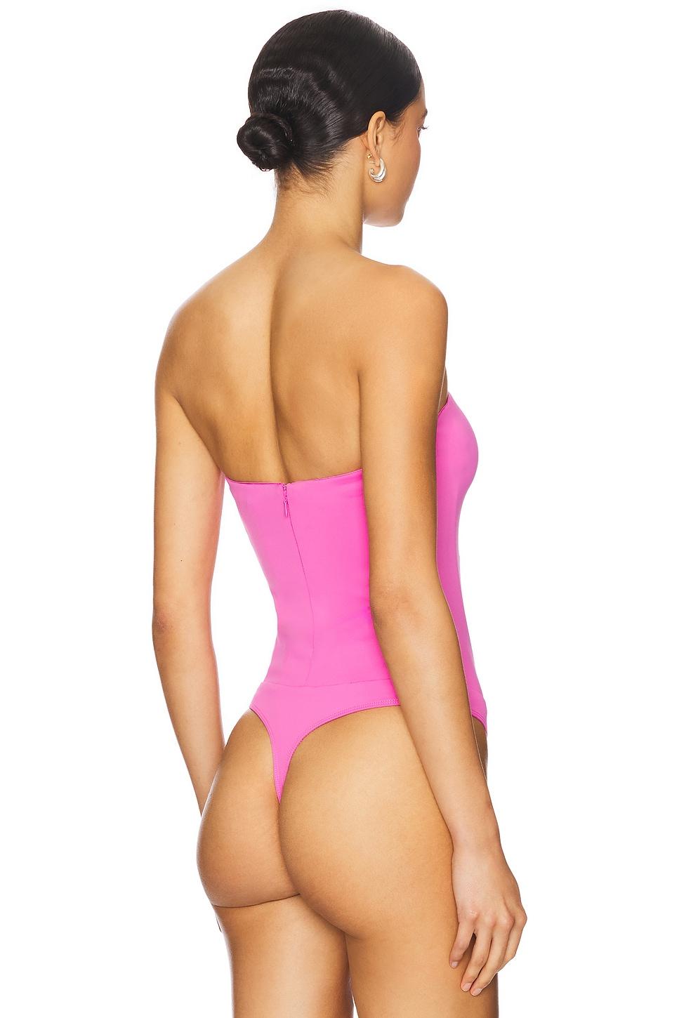 Scuba Corset Strapless Bodysuit Good American Product Image