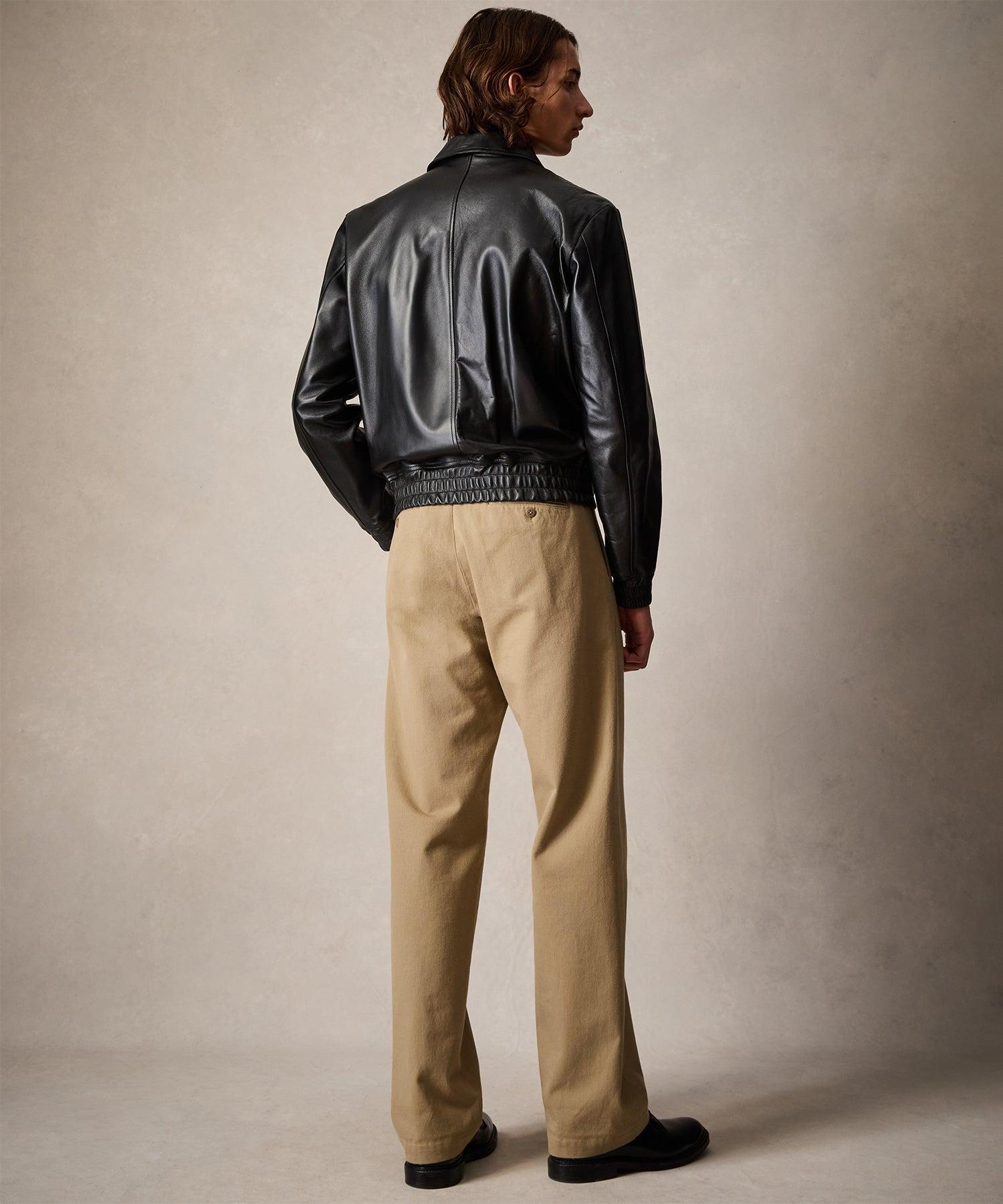 Leather Grant Jacket Product Image