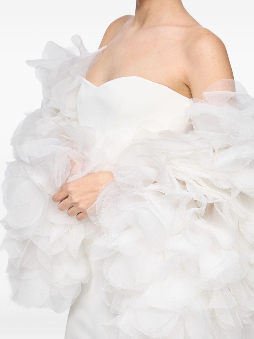 ruffle-trim gown Product Image