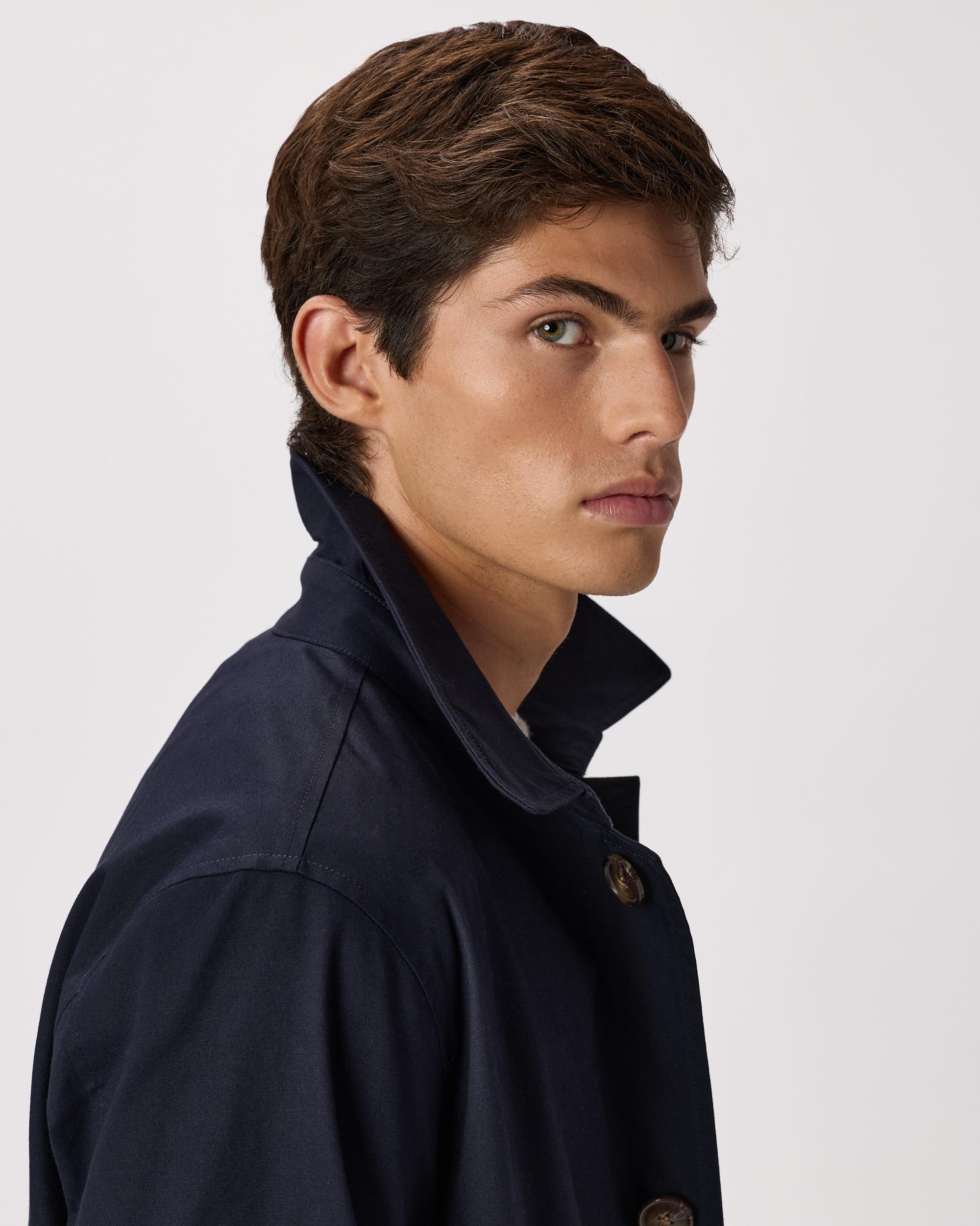 Quince | Men's Comfort Stretch Trench Coat Size XL, Organic Cotton Product Image