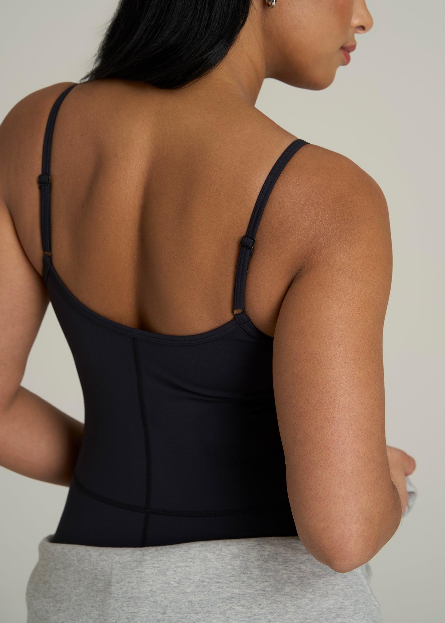 Balance Spaghetti Strap Jumpsuit for Tall Women in Black Female Product Image