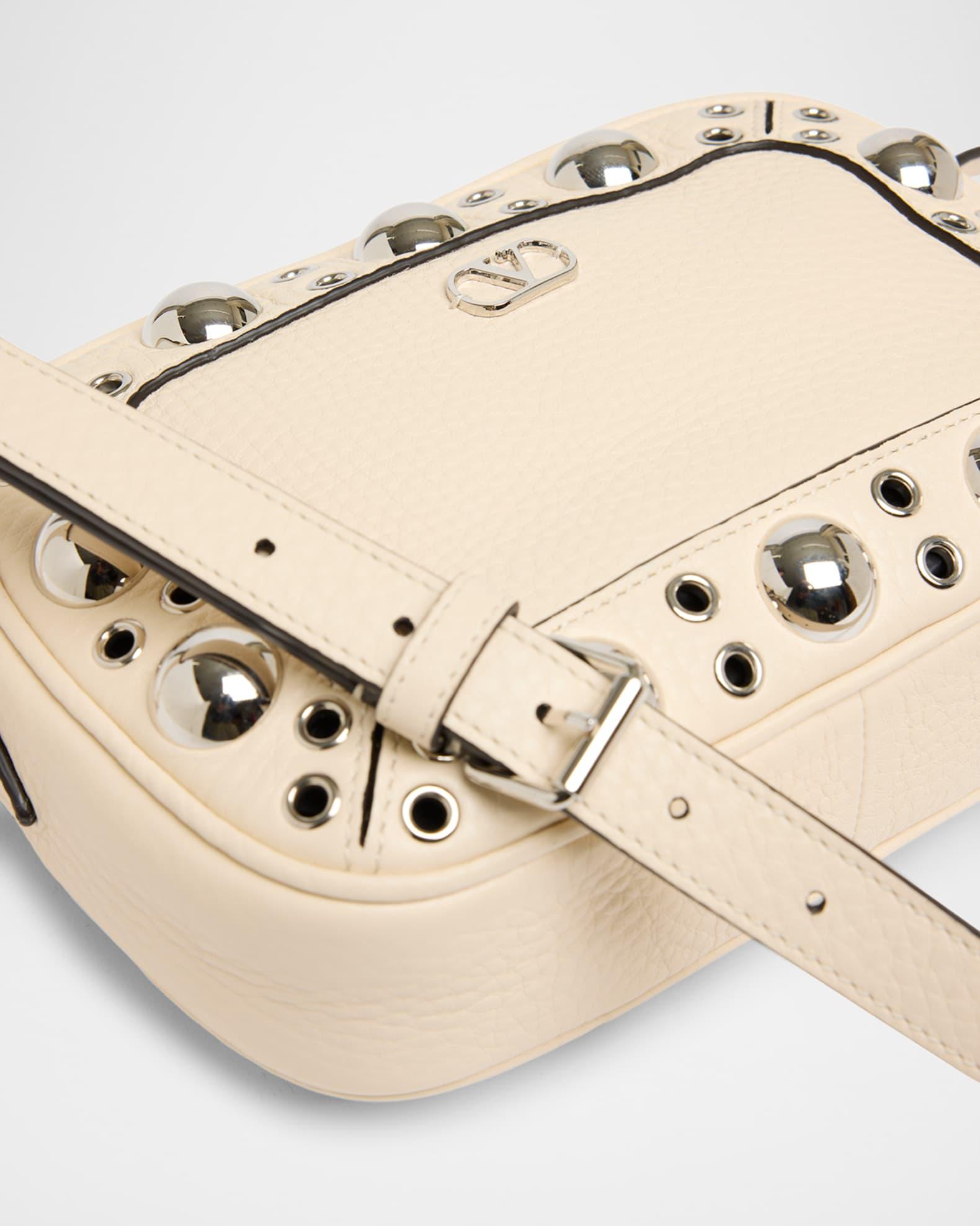 Nellcote Studded Leather Camera Crossbody Bag Product Image