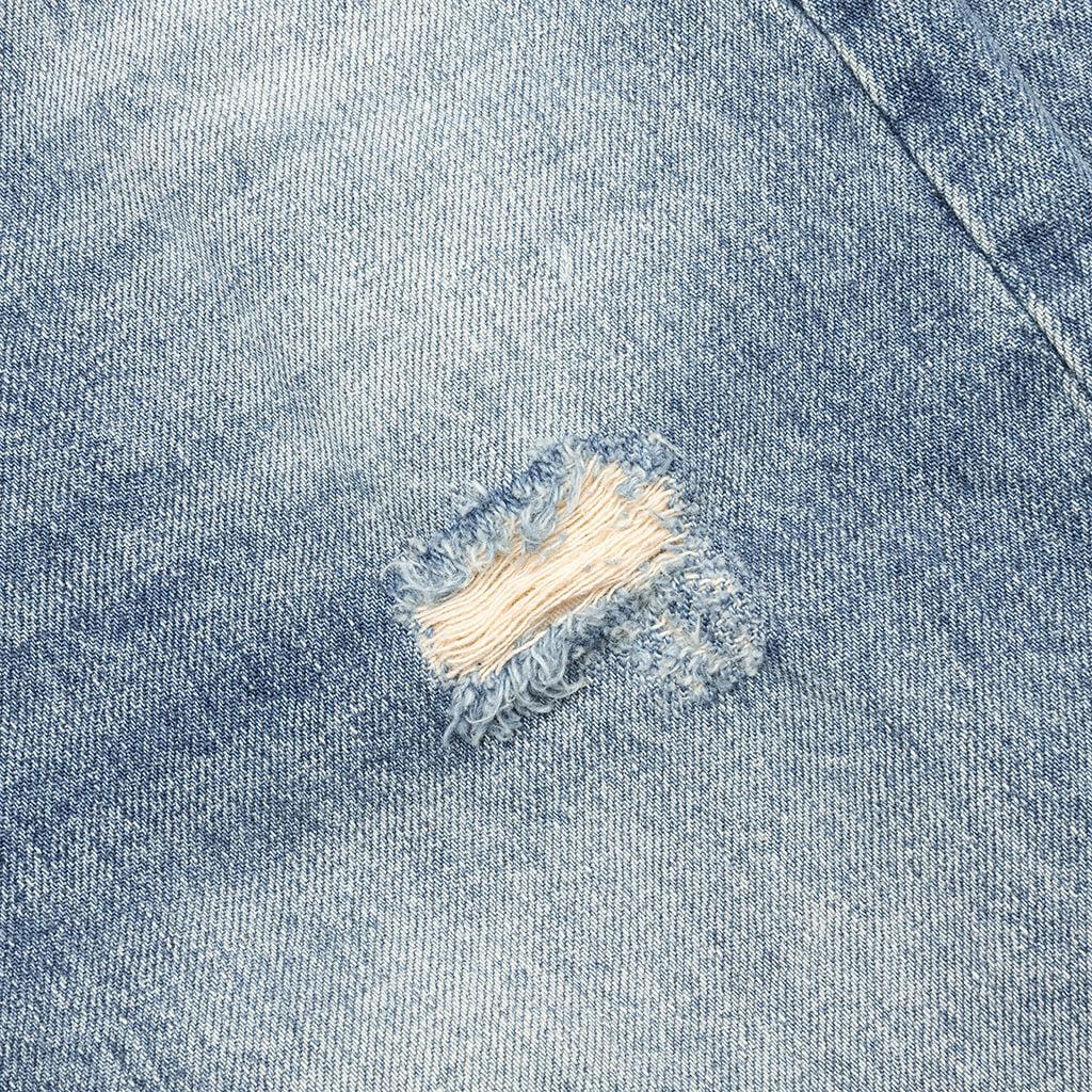 Berry Wide Denim Short - Vintage Med Blue Male Product Image