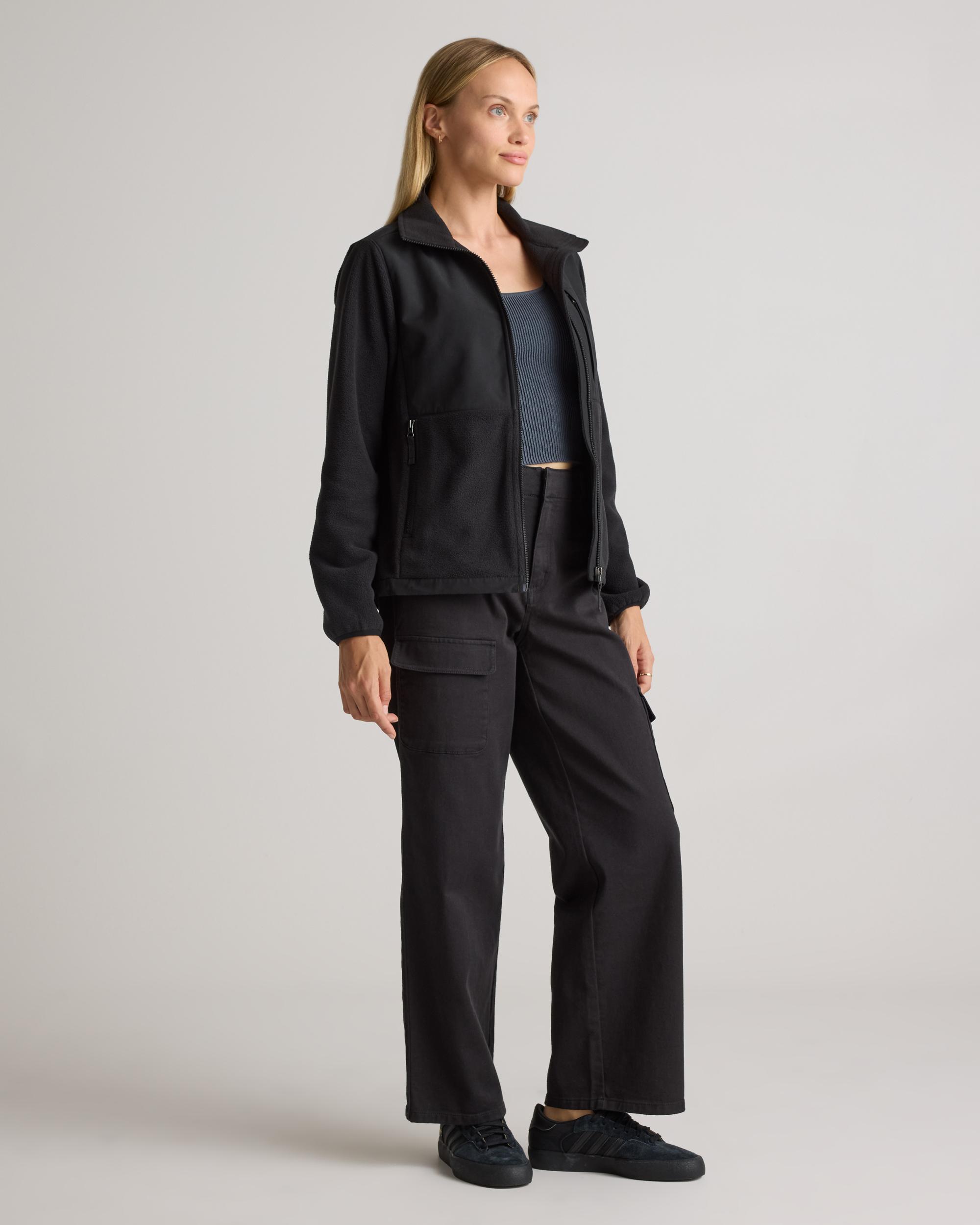 Quince | Women's Polar Fleece Full-Zip Jacket Recycled Polyester Product Image